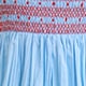Catania crinkled dress CALM BLUE