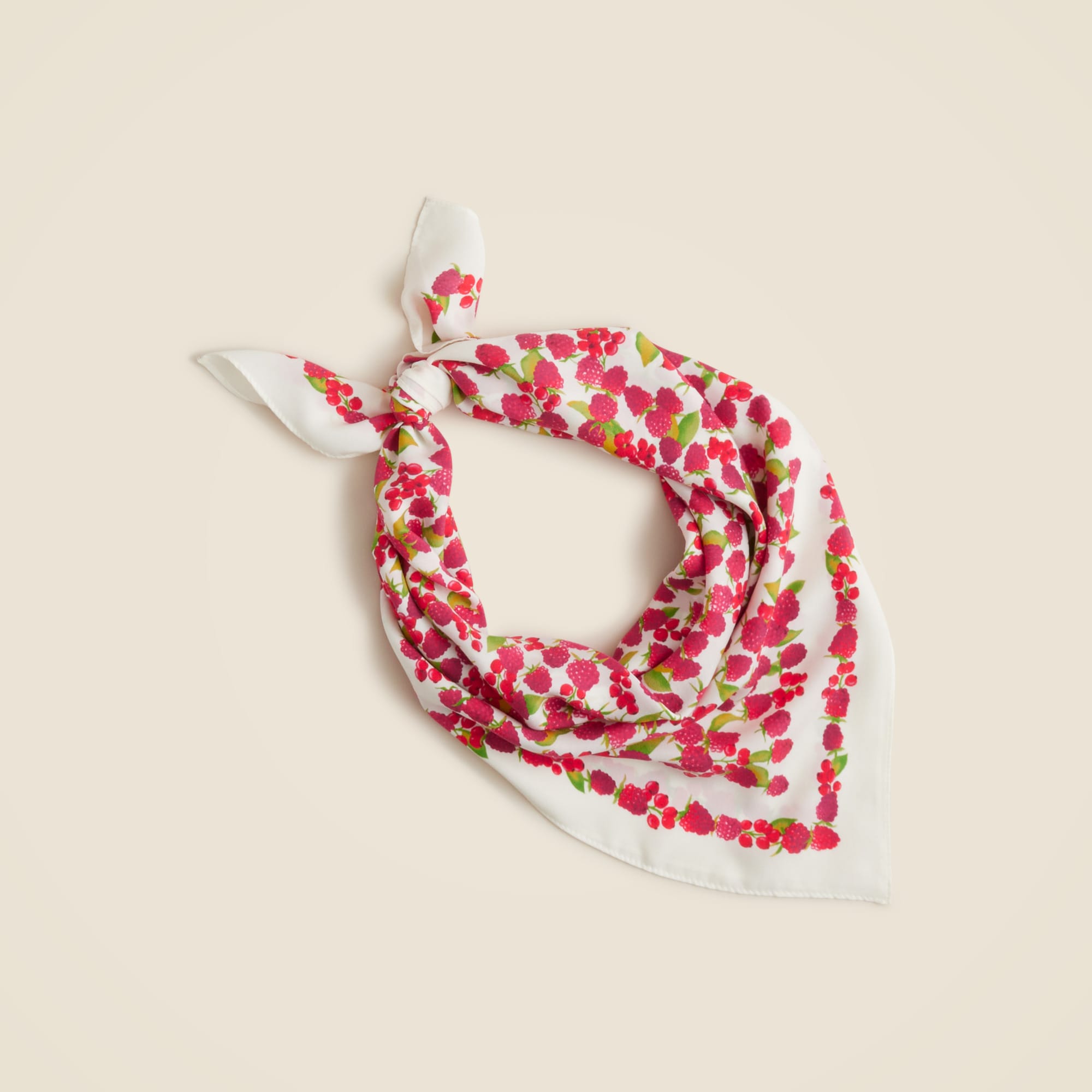 womens Oversized printed silk bandana
